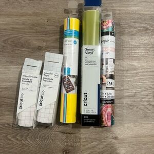 Cricut Vinyl and Transfer Tape Collection - Yellow, Green, Multicolor